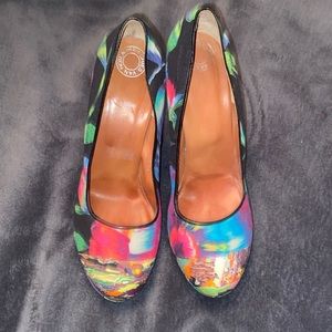 Dries Van Noten floral high heels- worn once